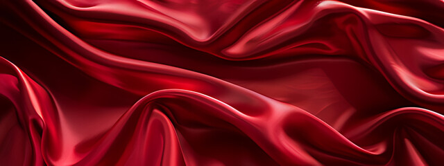 Fototapeta premium red silk background ,red satin background ,red satin fabric