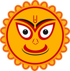 Ratha Yatra jagannath, subhadra, Balabhadra Face