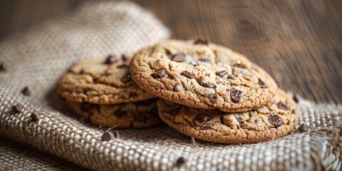 Fototapeta premium drop cookies 