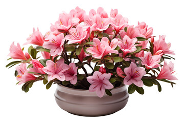Naklejka premium Azalea Isolated on transparent background