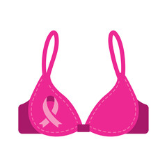 breast cancer awareness pink bra