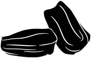 asian illustration fruit silhouette jackfruit logo durian icon food outline indonesia green fruits nature dessert tropical yellow asia agriculture shape garden natural tree for vector graphic