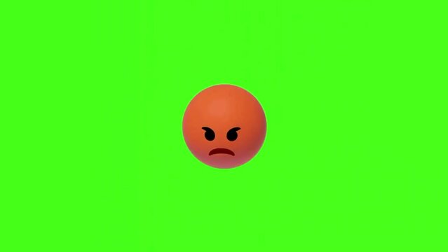 Animated Emojis Set 3d Greenscreen Free Download