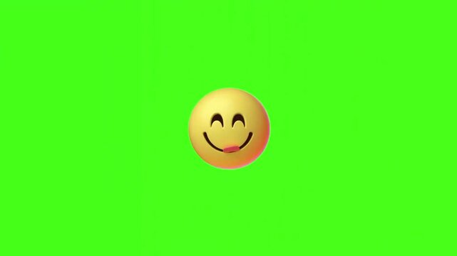 Animated Emojis Set 3d Greenscreen Free Download