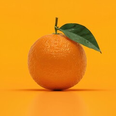 Orange fruit isolated on a white background 1