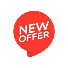 Vector New Offer Label