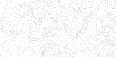 White wave line grid map and Topographic contour map lines. Seamless pattern with lines Topographic map. Geographic mountain relief diagram striped diagonal line wave carve pattern.	
 
