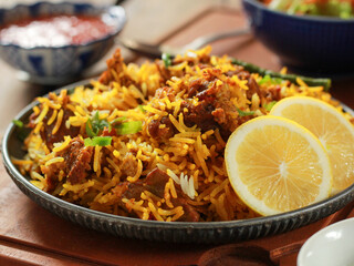 Lamb and rice