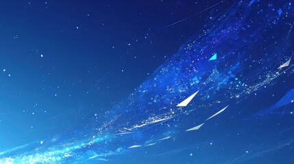 Naklejka premium Ethereal Cosmic Background with Light Particles