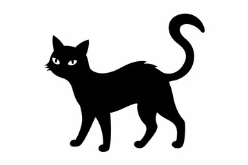 Halloween cat vector illustration