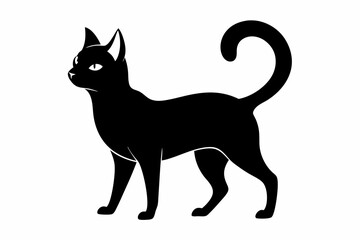 Halloween cat vector illustration