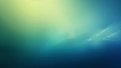 Obraz premium Minimalist Blue and Green Gradient Background with Simple Flat Design