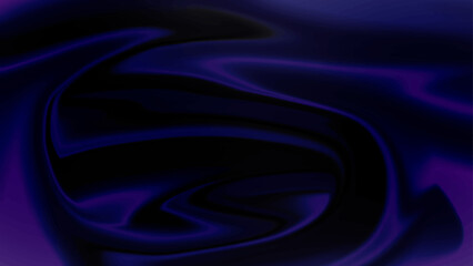  Liquify Abstract Pattern with blue. Smooth shiny silk fabric texture, deep blue color flow swirl.	