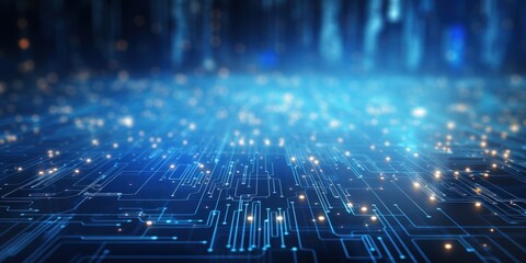 Obraz premium Abstract Digital Network Background