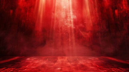 Red Glowing Abstract Background