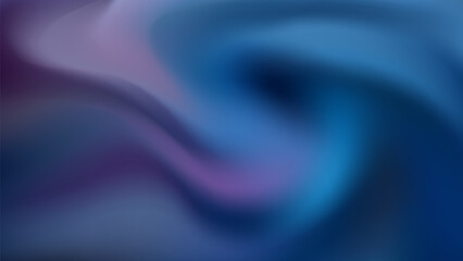 Abstract mesh blur background design with a modern, visually appealing wave like pattern in shades of purple and blue