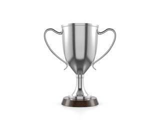 Silver trophy cup