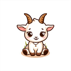 cute goat logo