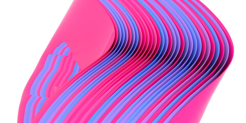 neon curved wave in motion colorful background, Gradient design. transparent background