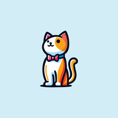colorful cat logo