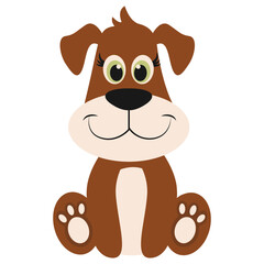 Cute Wildlife Animal Characters. Vector Illustration in Cartoon Style.