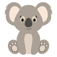 Cute Wildlife Animal Characters. Vector Illustration in Cartoon Style.