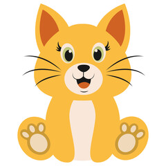 Cute Wildlife Animal Characters. Vector Illustration in Cartoon Style.