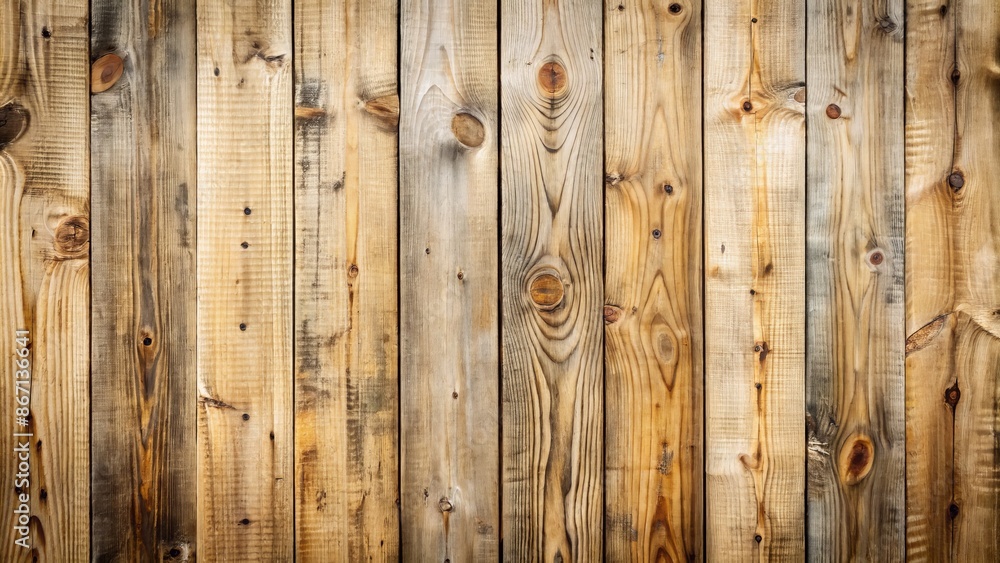 Wall mural rustic weathered wood background featuring abstract light wood floor texture with natural grain patt