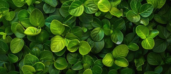 Green Leaves in a Summer Garden: A Natural Aesthetic for Environmental Wallpaper