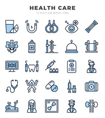 HEALTH CARE icon pack for your website. mobile. presentation. and logo design.