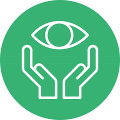 Eye Care Line White Circles Multicolors