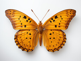 Fototapeta premium A Portrait of a butterfly on an isolated background