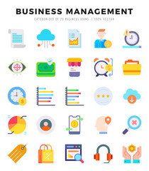 Business Management icon pack for your website. mobile. presentation. and logo design.