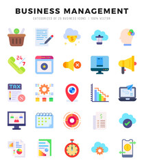 Business Management Icon Bundle 25 Icons for Websites and Apps