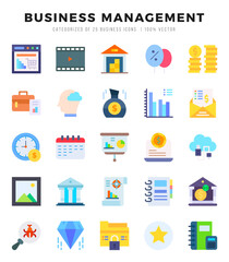 Business Management icon pack for your website. mobile. presentation. and logo design.