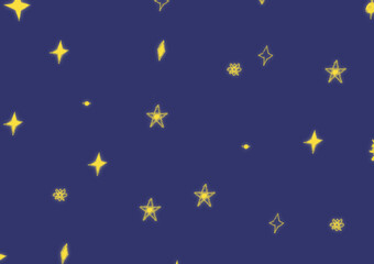 Navy background with stars