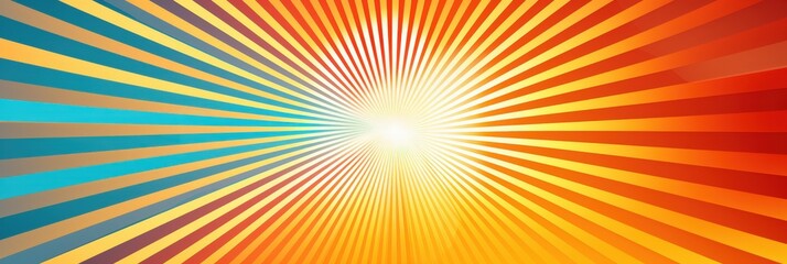 Abstract Sunburst Background
