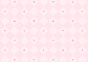 Fototapeta premium seamless pattern with pink hearts