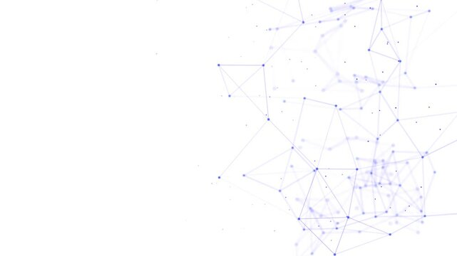 Abstract digital data network connection technology plexus business cyber world, sci-fi grid, technology surface background blockchain, artificial intelligence, internet network cloud computing,
