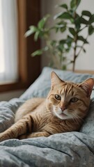 Cozy Cat T-Shirt Design