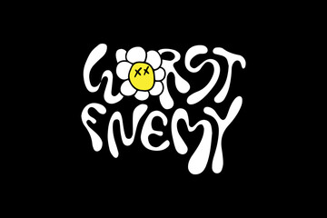 Typography quotes streetwear graphic tee design templates