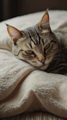 Cozy Cat T-Shirt Design