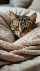 Cozy Cat T-Shirt Design