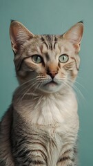 Cute Cat T-Shirt Design 