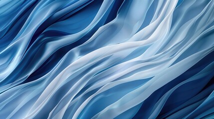 Obraz premium Elegant abstract striped pattern in shades of blue, ideal for sophisticated graphic projects