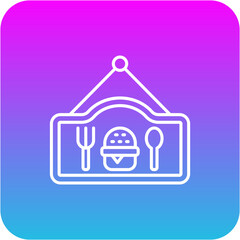 Fototapeta premium Food sign Icon