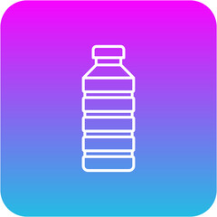Fototapeta premium Water bottle Icon
