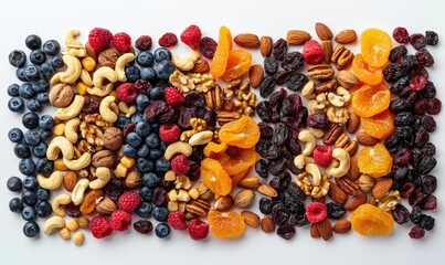 Mixed nuts and dried fruit trail mix