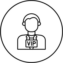 Vip person Icon