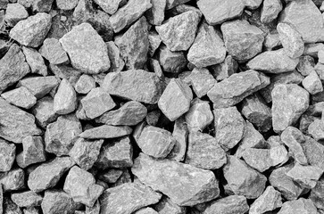 Grey-White stones wall pattern